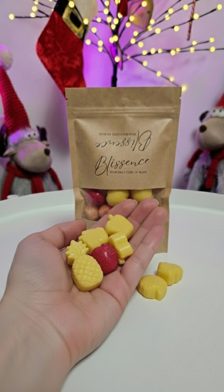 Pungă cu „Picături de bliss” - fructe din ceară de soia